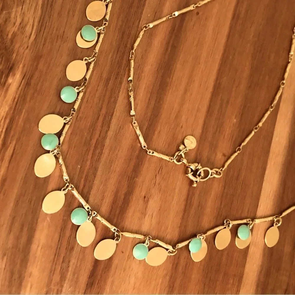 J.Crew | Paillette Enamel Necklace 34” Length